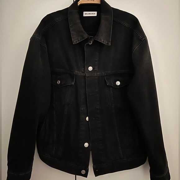 SOLD Balenciaga Crystal Denim Jacket - Picture 5 of 5